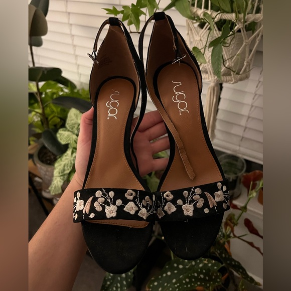 COPY - floral block heels - Picture 3 of 5